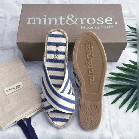 Mint & Rose Troya Espadrille Slides - Picture 3 of 10